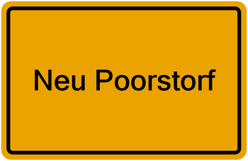 Handelsregisterauszug Neu Poorstorf